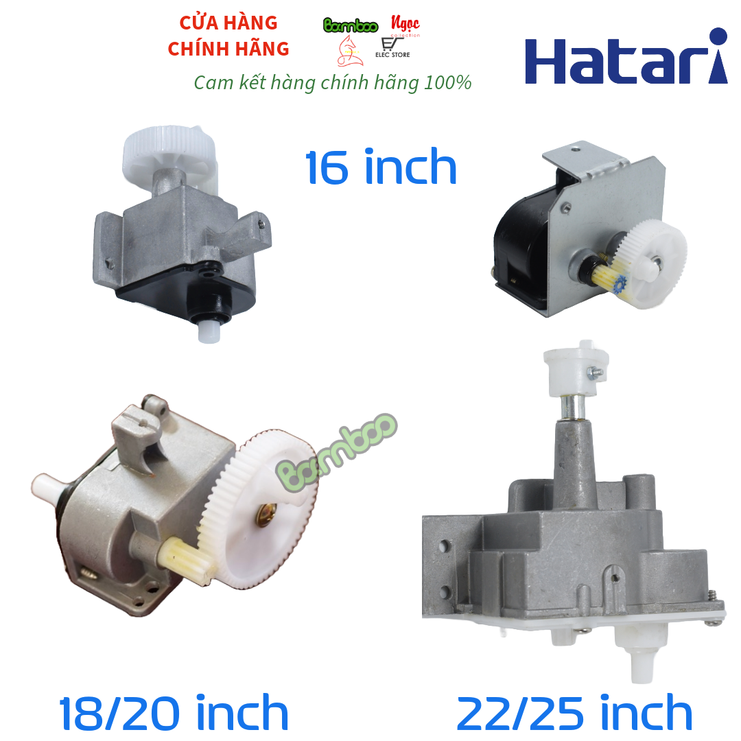 Hộp số - Tuốc năng đảo quạt Hatari 16-18 - 22-25 inch chính hãng