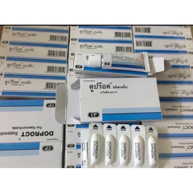 Kem Bôi Trĩ - Viên Đặt Trĩ Thái Lan (Che Tên)