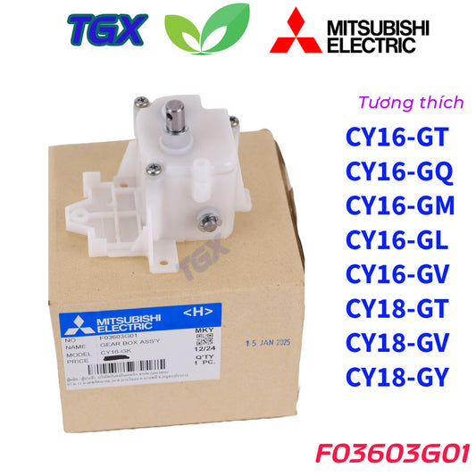 Hộp số quay – Bộ truyền động quạt trần 16-18 inch MITSUBISHI (Part No. F03603G01)