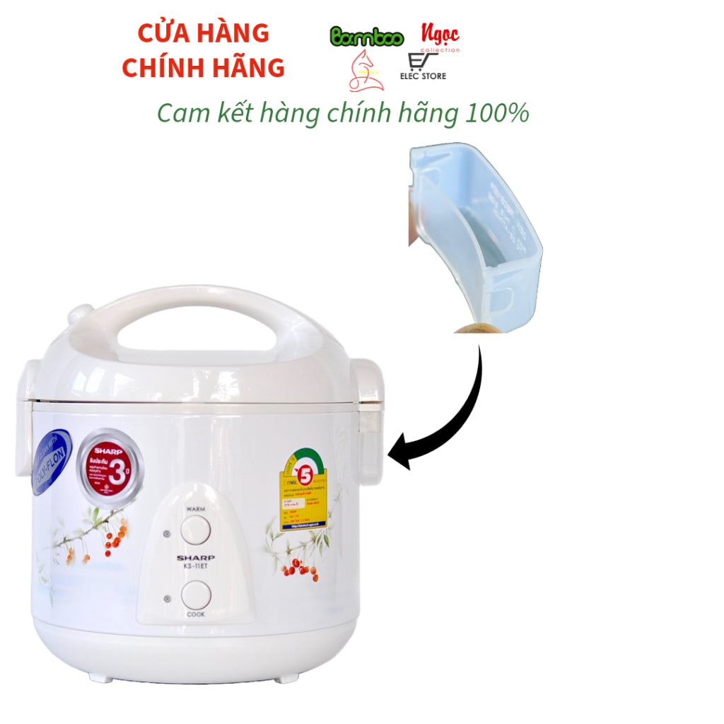 Cốc đựng nước thừa nồi cơm điện SHARP