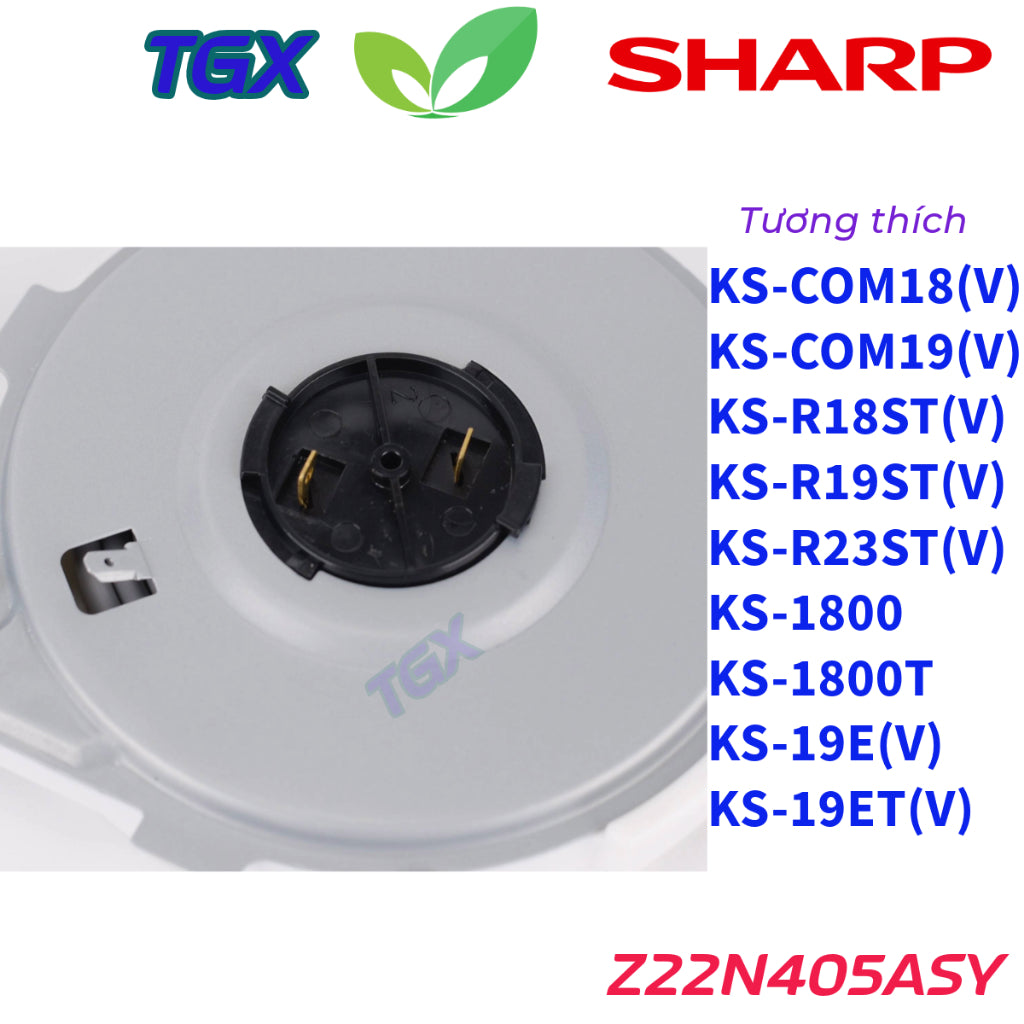 Dây nguồn nồi cơm điện SHARP KS-COM18/ COM18V/ KS-COM19/ R18ST/ R19ST/ 19STV/ R23ST/ 19ET/ 19ETV