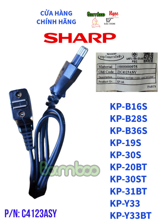 Dây nguồn bình thuỷ điện SHARP chính hãng